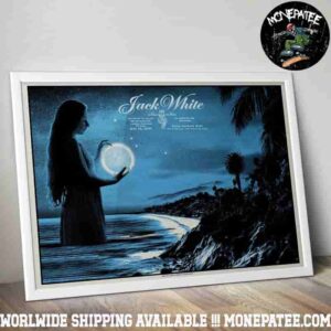 Jack White Santa Barbara California At Santa Barbara Bowl On May 15 2025 Home Decor Poster Canvas