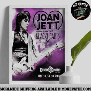 Joan Jett And Blackhearts Las Vegas House Of Blues June 13-14-18-20-21 Poster