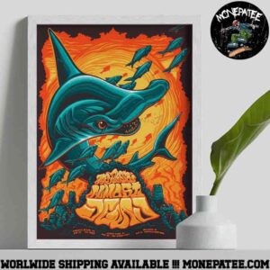 Joe Russo’s Almost Dead Band Three Show In The Dome VB Stone Pony Westville 2025 On May 22-23-24 Decorative Poster Canvas