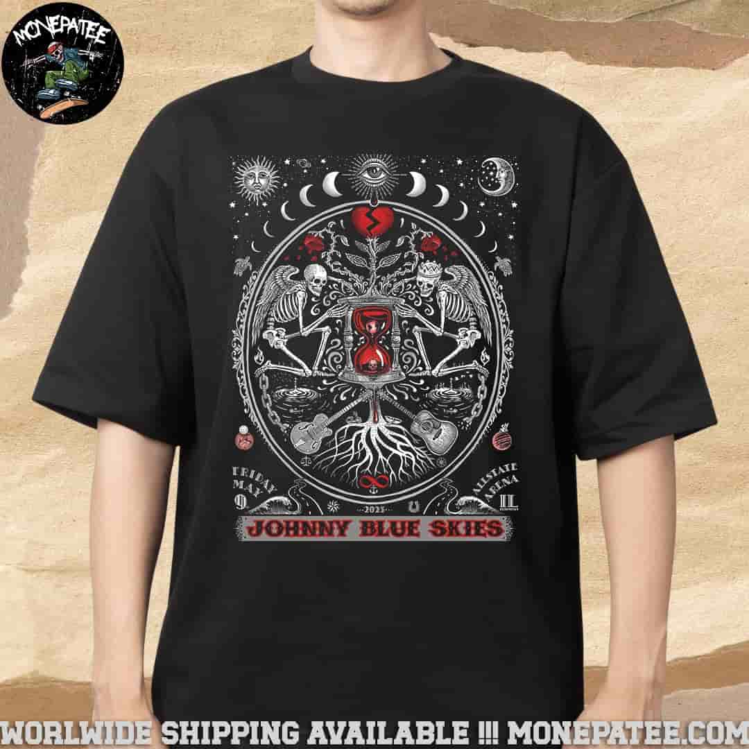Johnny Blue Skies At Allstate Arena in Rosemont IL On May 09 2025 T-Shirt Johnny Blue Skies At Allstate Arena in Rosemont IL On May 09 2025 T-Shirt