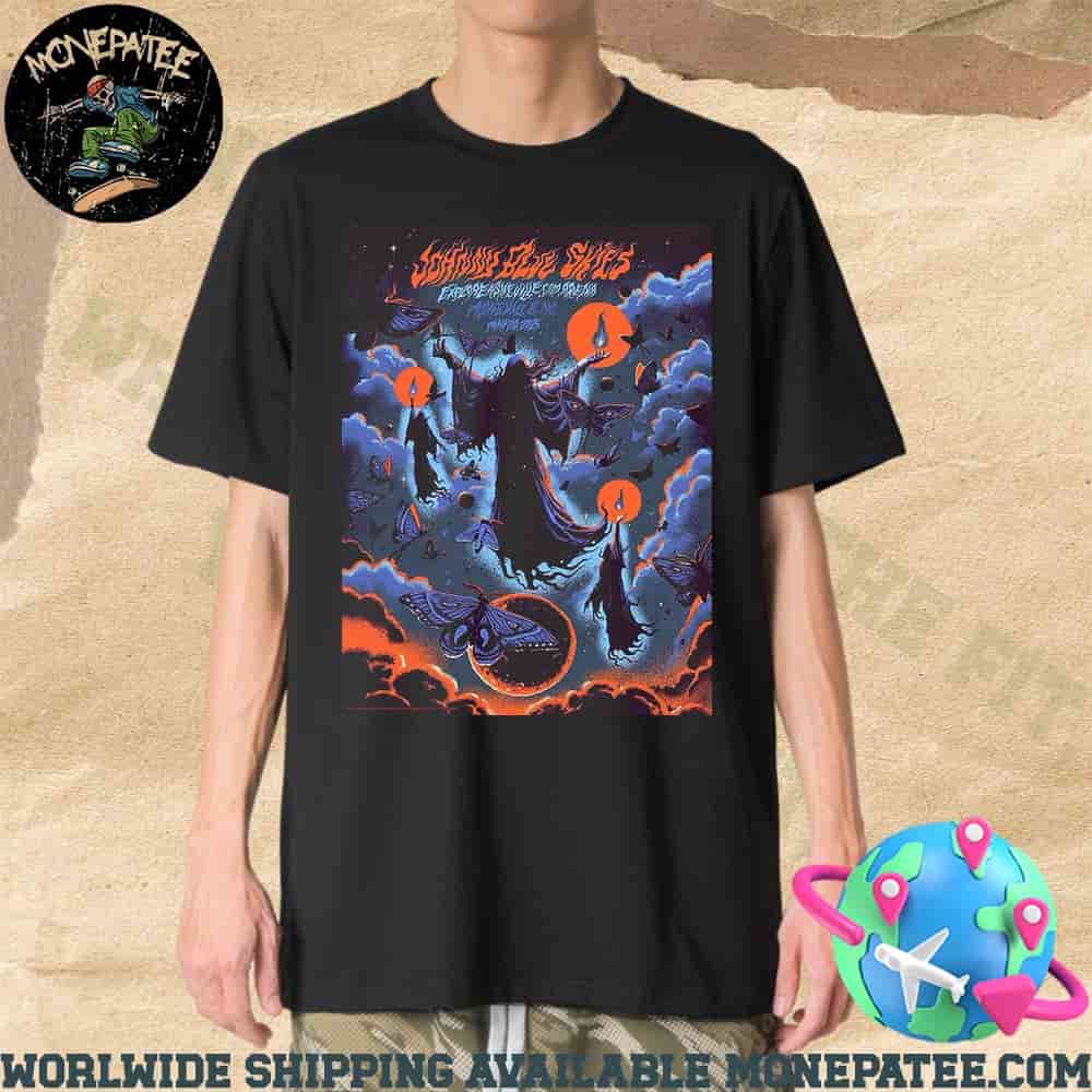 Johnny Blue Skies In Asheville At Harrah's Cherokee Center On Night 1 May 20 2025 Merchandise T-Shirt Johnny Blue Skies In Asheville At Harrah's Cherokee Center On Night 1 May 20 2025 Merchandise T-Shirt
