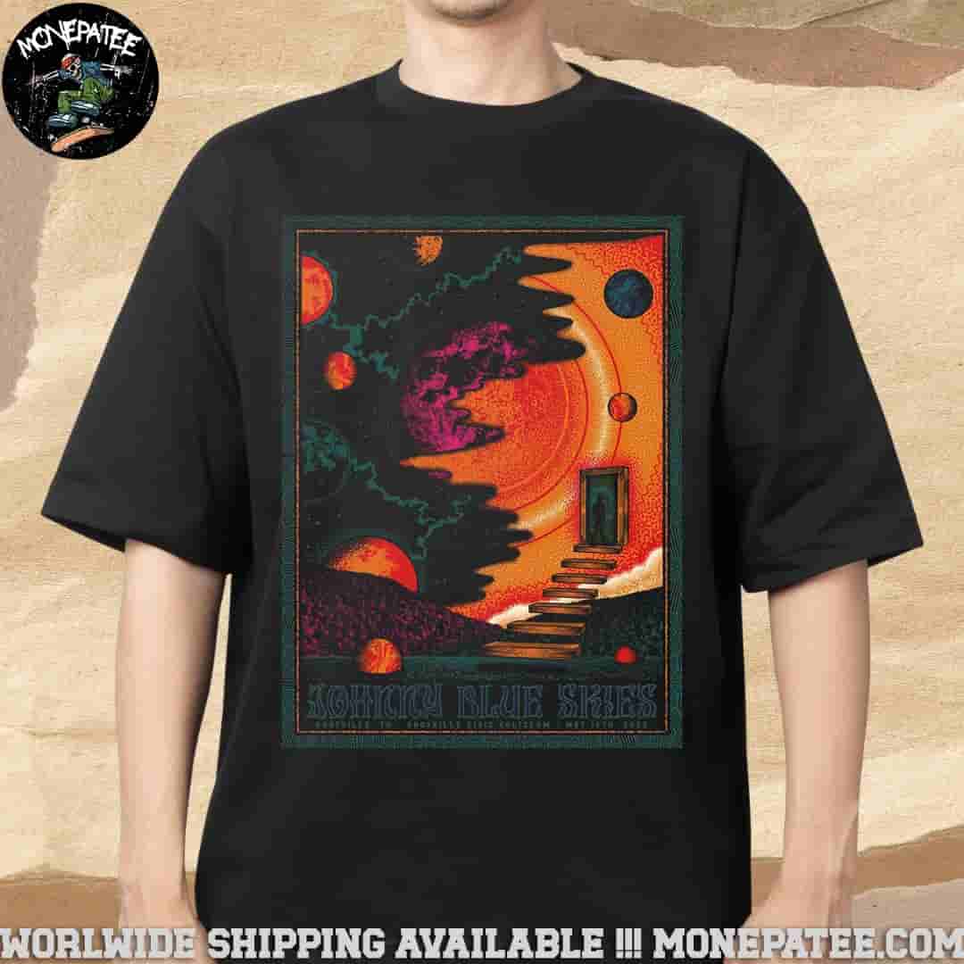 Johnny Blue Skies In Knoxville TN At Knoxville Civic Coliseum On May 16th 2025 Merchandise T-Shirt Johnny Blue Skies In Knoxville TN At Knoxville Civic Coliseum On May 16th 2025 Merchandise T-Shirt