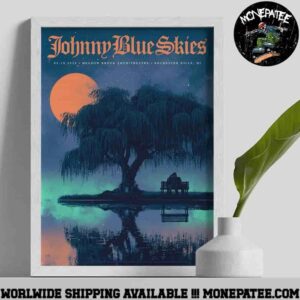 Johnny Blue Skies In Rochester Hill MI On May 10 At Meadow Brook Amphitheatre 2025 Poster Canvas