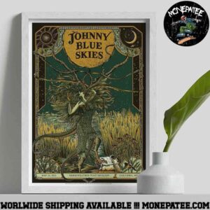Johnny Blue Skies Poster For Columbia Md At Merrieweather Post Pavillion On May 24 2025  Decorative Poster Canvas
