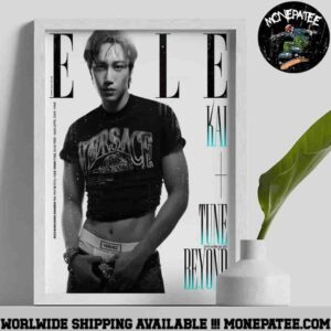 KAI Graces The Cover Of ELLE Magazine Tune Beyond Poster Canvas