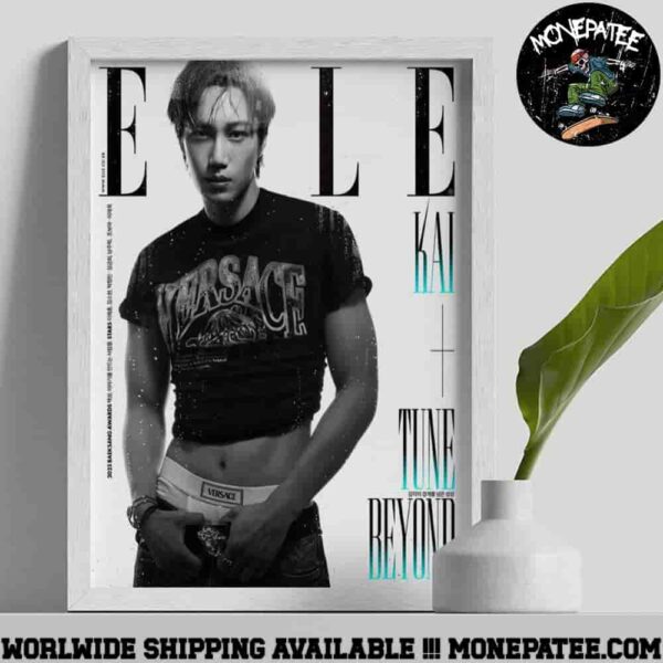 KAI Graces The Cover Of ELLE Magazine Tune Beyond Poster Canvas