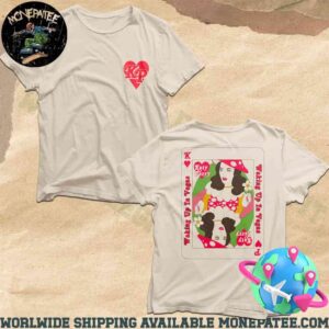 Katy Perry KP heart logo Waking Up In Vegas playing Poker Merchandise 2025 T-Shirt