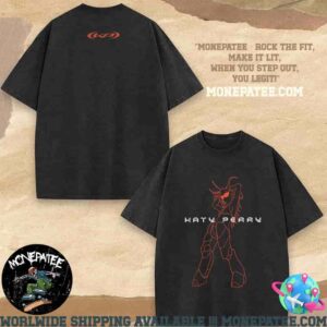 Katy Perry Outline Merchandise The Life Time Tour 2025 T-Shirt