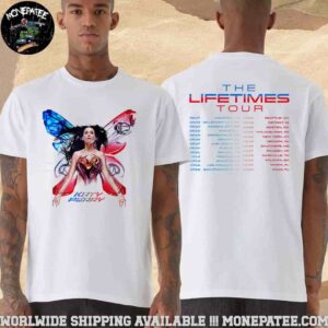 Katy Perry The Lifetimes Tour Butterfly Tour Dates Merchandise 2025 T-Shirt