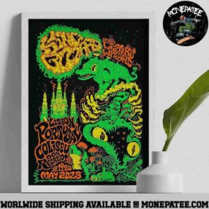 King Gizzard And The Lizard Wizard Event Poster Coliseu Dos Recreios Lisbon Portugal May 18-19-20 2025 Poster Canvas