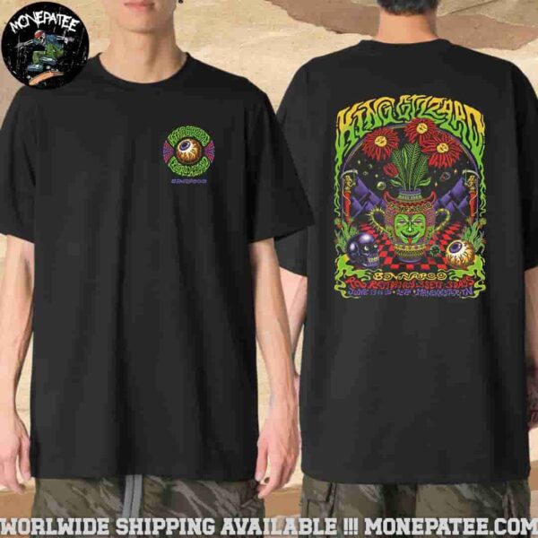 King Gizzard & The Lizard Wizard June 13 14 15 2025 Bonnaroo Music And Arts Festival Manchester Merchandise T-Shirt
