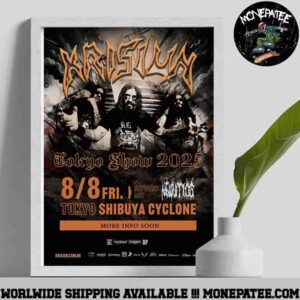 Krisiun with Malevolent Creation Brasil Show 2025 Poster Canvas