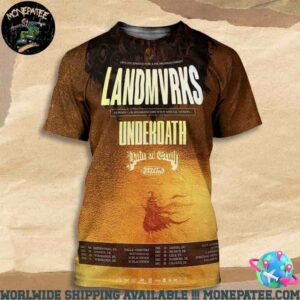 Landmvrks Europe UK Tour Dates 2025 Underoath Pain of Truth All Over Print Shirt