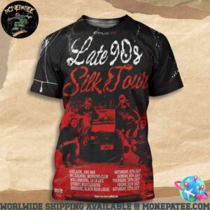 Late 90s Silk EP Tour of Australia Tour Dates 2025 All Over Print T-Shirt