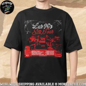 Late 90s Silk EP Tour of Australia Tour Dates 2025 Merchandise T-Shirt