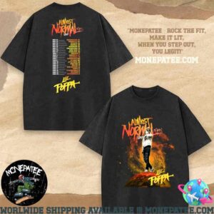 Lil Poppa Almost Normal Again Tour 2025 Tour Dates Walk On Da Earth Washed T-Shirt