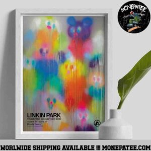 Linkin Park Austin TX Zero World Tour At Moody Center On April 26 2025 Poster Canvas