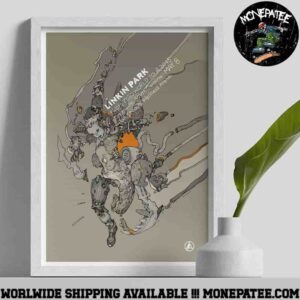 Linkin Park Greeville South Carolina From Zero World Tour At Bon Secours Wellness Arena On May 8 2025 Poster Canvas