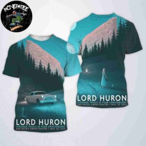 Lord Huron Strange Trails 10 Year Anniversary Poster For Full Show In Morrison CO On May 28-29 At Red Rocks Amphitheatre All Over Print Shirt