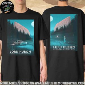 Lord Huron Strange Trails 10 Year Anniversary Poster For Full Show In Morrison CO On May 28-29 At Red Rocks Amphitheatre Two Sides Unisex T-Shirt