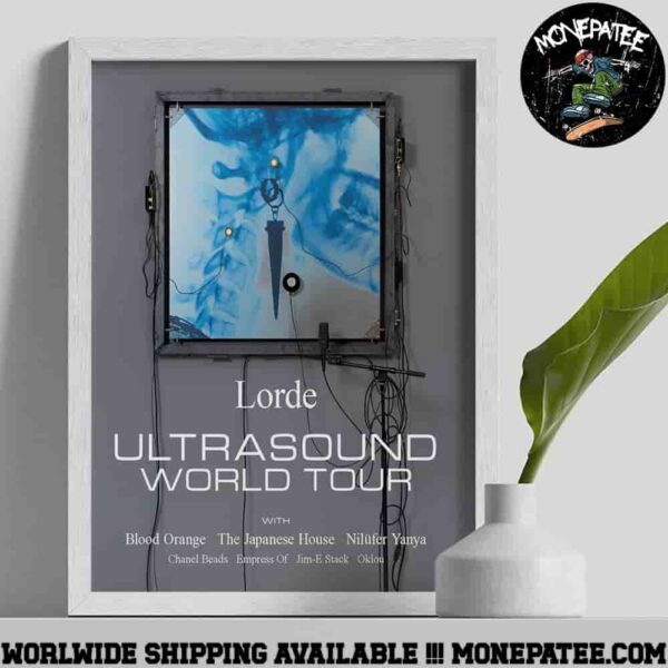 Lorde Ultrasound World Tour End Of Years 2025 Poster Canvas