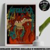Metallica M72 Philly Poster For Full Show In Philadelphia Pennsylvania At Lincoln Financial Field On May 23-25 2025 The Monster Bites Art Work Decorative Poster Canvas