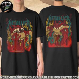 Metallica M72 Philly Venue Tee Poster For Full Show In Philadelphia Pennsylvania At Lincoln Financial Field On May 23-25 2025 The Monster Bites Merchandise T-Shirt