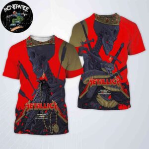 Metallica M72 Sonic Temple Festival 2025 Full Show On May 9-11 In Columbus Ohio At Historic Crew Stadium Reign of the Fallen Art Work All Over Print Shirt