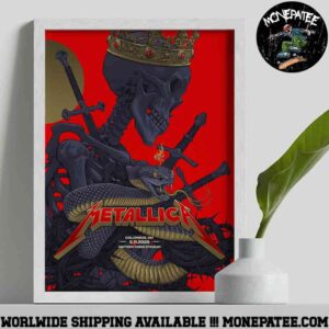 Metallica M72 Sonic Temple Festival 2025 Night 2 On May 11 In Columbus Ohio At Historic Crew Stadium King Of Bones And Serpents Poster Canvas