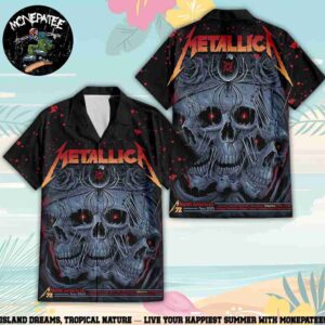 Metallica M72 Sonic Temple For Colombus Ohio North American Tour 2025 Hawaiian Shirts