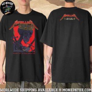 Metallica M72 Sonic Temple Night 2 May 11 2025 At Crew Stadium Comlumbus Ohio North American Tour King Of Bones And Serpents Merchandise T-Shirt