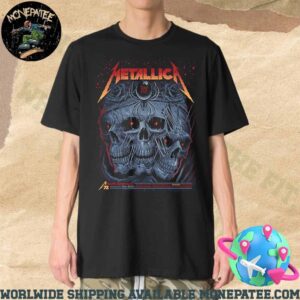 Metallica M72 Sonic Temple Pop-Up Shop Poster For Colombus Ohio North American Tour 2025 Merchandise T-Shirt