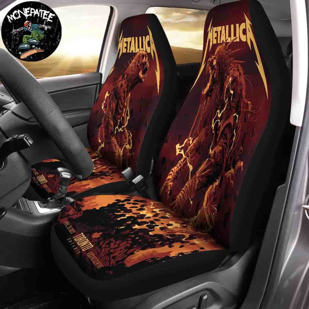 Metallica M72 Toronto Ontario Rogers Centre No Repeat Weekend April 24-26 2025 Art Work By John Guydo Car Seat Covers Metallica M72 Toronto Ontario Rogers Centre No Repeat Weekend April 24-26 2025 Art Work By John Guydo Car Seat Covers