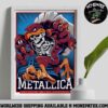 Metallica M72 Sonic Temple Pop-Up Shop Poster For Colombus Ohio North American Tour 2025 Home Decor Poster Canvas