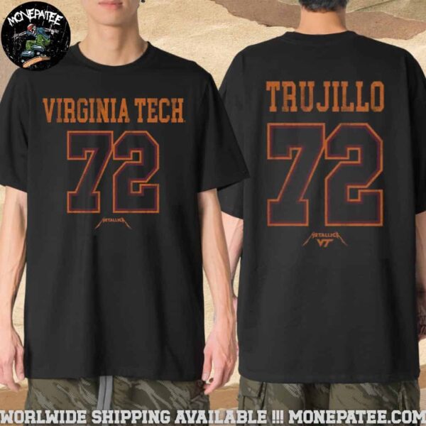 Metallica M72 Virginia Tech Trujillo Vintage Merchandise T-Shirt