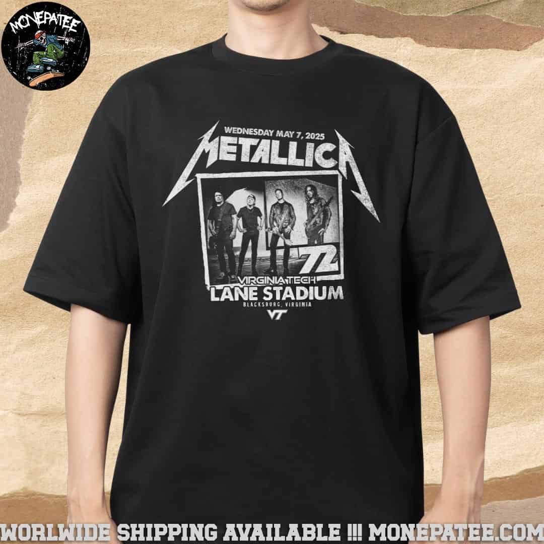 Metallica M72 Virginia Tech Vintage Lane Stadium Blacksburg May 7th 2025 Unisex T-Shirt Metallica M72 Virginia Tech Vintage Lane Stadium Blacksburg May 7th 2025 Unisex T-Shirt