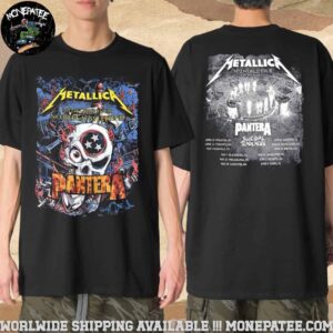 Metallica X Pantera X Sucidal Tendencies M72 Nashville World Tour No Repeat Weekend Dates List Merchandise T-Shirt