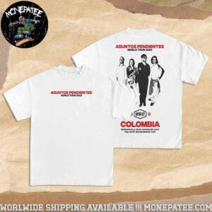 Morat Band Asuntos Pendientes World Tour 2025 Tour Dates June And July Merchandise T-Shirt