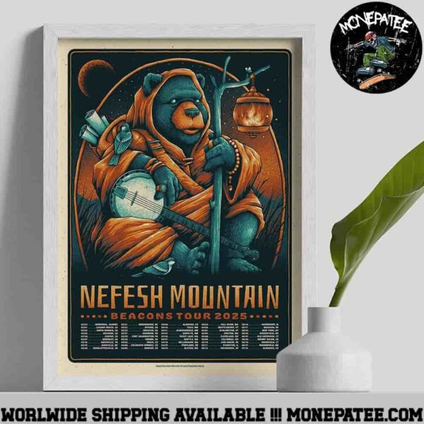 Nefesh Mountain Beacons Tour 2025 Tour Dates Poster