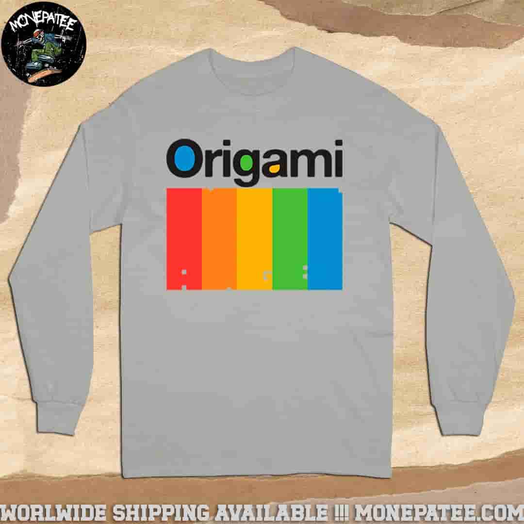 Origami Angel Band Polaroid Storm 2025 Merchandise Longsleeve Shirt Origami Angel Band Polaroid Storm 2025 Merchandise Longsleeve Shirt