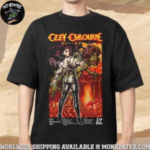 Ozzy Osbourne X Jptronwalker Rockabilia Animay Merchandise Merchandise Unisex T-Shirt
