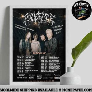 Paleface Swiss The Cursed Summer Europe Tour Dates List Kingstar Music And Bottomrow Angecy Present Home Decor Poster Canvas