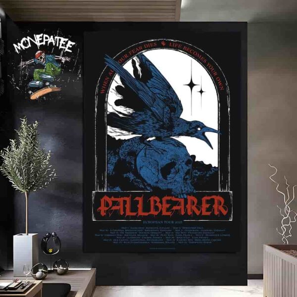 Pallbearer’s European Tour 2025 Tour Dates Poster Canvas