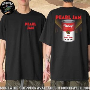 Pearl Jam 2025 Tour Event Tee In Pittsburgh PA At PPG Paints Arena Night 2 On May 18 Merchandise T-Shirt