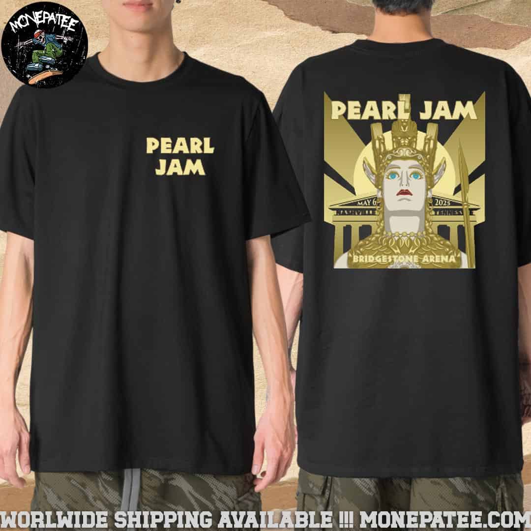 Pearl Jam Nashville TN Dark Matter World Tour 2025 At Bridgestone Arena On May 6th Even Merchandise T-Shirt Pearl Jam Nashville TN Dark Matter World Tour 2025 At Bridgestone Arena On May 6th Even Merchandise T-Shirt