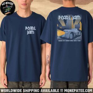 Pearl Jam Raleigh North Carolina Dark Matter World Tour Event Tee On May 11 2025 Venue Lenovo Center Merchandise T-Shirt
