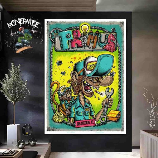 Primus In San Antonio TX On April 29th 2025 At Freeman Coliseum Poster Canvas