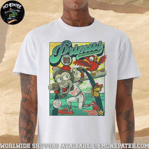 Primus Poster For Show In Maryland Heights MO On May 29 2025 At Hollywood Casino Amphitheatre Unisex T-Shirt