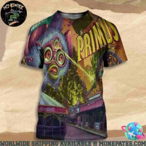 Primus Sessanta V 2.0 In Holmdel NJ On May 17 2025 At Pnc Bank Arts Center All Over Print T-Shirt
