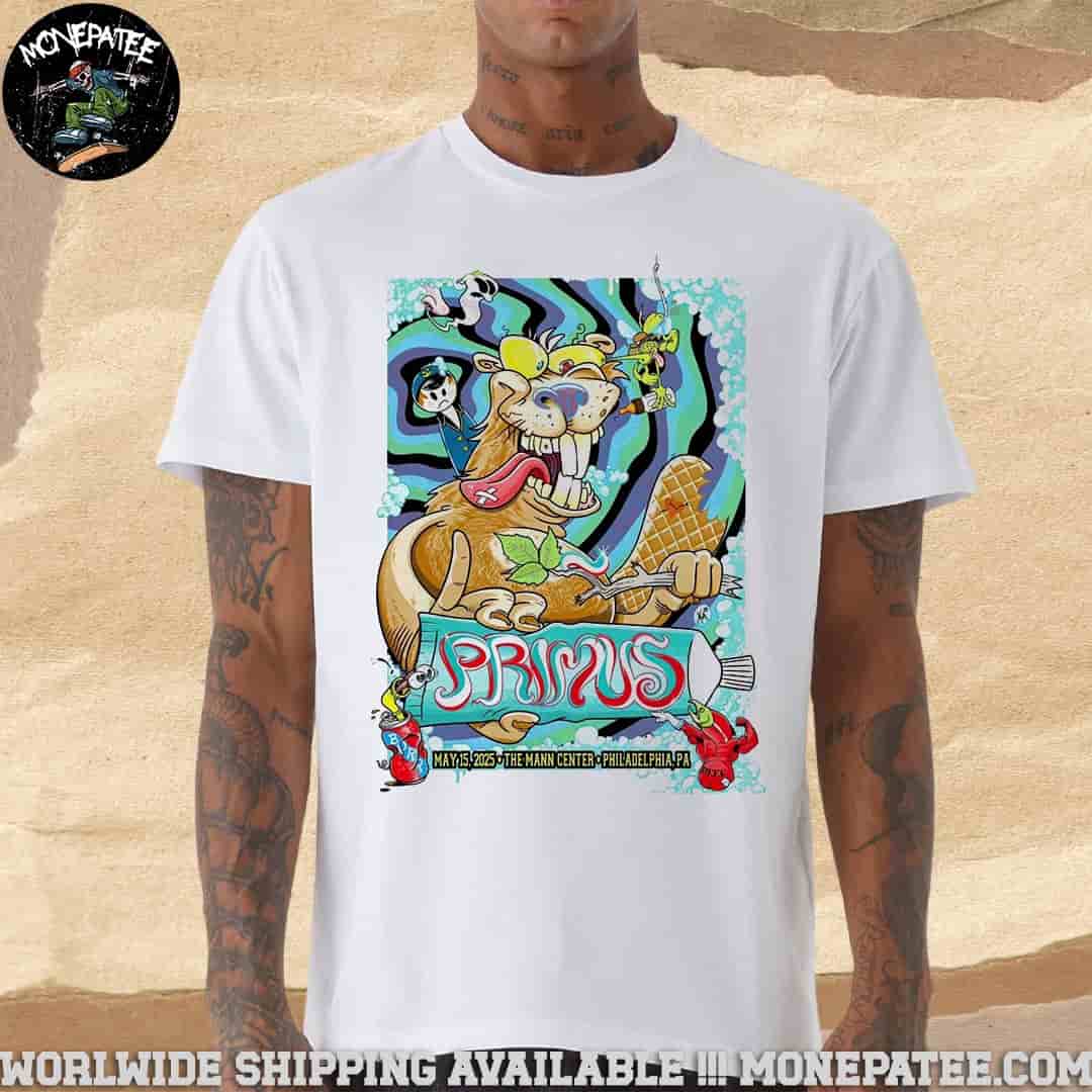Primus Sessanta V2.0 In Philadelphia PA On May 15 At TD Pavilion At The Mann Unisex T-Shirt Primus Sessanta V2.0 In Philadelphia PA On May 15 At TD Pavilion At The Mann Unisex T-Shirt